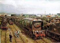 'Barry Scrapyard Sleeping Giants' - Painting by Robin Pinnock 